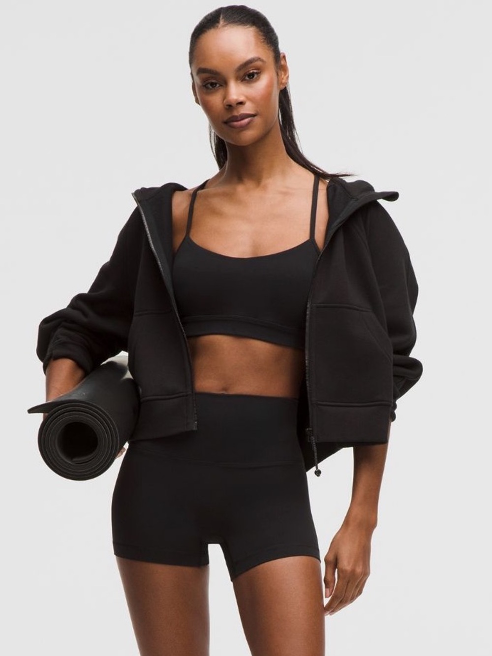 lululemon athletica Black High-Rise Athletic Shorts